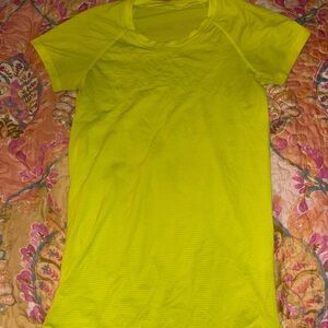 lululemon athletica short sleeve neon swiftly tech